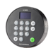 Electronic Safe Lock, 702 Keypad, Display, Standard Profile Black, 18in Cable, 1 Master/1 Manager/28 Users, 2 x 9 Volt Batteries