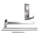 KIT - CVR Concealed Vertical Rod Exit Device, Escutcheon x Dane Lever Nightlatch Trim 510L-NL, 36in x 96in, Hex Dogging, RHR Right Hand Reverse/Reversible, Grade 1, 626/US26D Satin Chrome