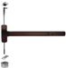 Fire Rated CVR Concealed Vertical Rod Exit Device, Exit Only, 36in x 96in, Less Dogging, UL, Grade 1,710/313AN Dark Bronze Anodized