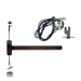 KIT - RX Request to Exit, Fire Rated CVR Concealed Vertical Rod Exit Device, Exit Only, 36in x 96in, Less Dogging, UL, Grade 1, 710/313AN Dark Bronze Anodized