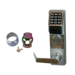 KIT - Networx Prox Reader & Keypad - New Sargent 88 Exit Trim, Weather Proof, (RX) Request to Exit, ASSA Rim Cylinder Adaptor, 5000 Users, 500 Scheduled Events, 35,000 Audit Trail Events, 626/US26D Satin Chrome