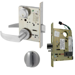 KIT - Electrified Mortise Lock, LNP - LN Rose x P Lever, Fail Secure 24V, RX Request to Exit Switch, Less Mortise Cylinder, Grade 1, 626/US26D Satin Chrome