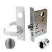 KIT - Storeroom Mortise Lock, LW1L - LW1 Escutcheon x L Lever, LFIC Large Format IC Prep, Less Core, Grade 1, 626/US26D Satin Chrome