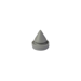 Door Silencer for Metal Door, 100 Pack, Gray Rubber