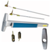KIT - Narrow Stile CVR Concealed Vertical Rod Exit Device, 388 NL-OP Nightlatch Trim Optional Pull, 36in x Adjustable 80in to 100in, Hex Dogging, Grade 1, 626/US26D Satin Chrome