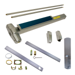 KIT - Cylinder Dogging, SVR (Surface Vertical Rod) Exit Device, 990DT Dummy Pull Trim, Non-Handed, 36in x 84in, Grade 1, 626/US26D Satin Chrome