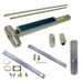 KIT - CD (Cylinder Dogging, Requires 1-1/4in Mortise Cylinder), SVR (Surface Vertical Rod) Grooved Exit Device, 990DT Dummy Pull Trim, Non-Handed, 48in x 84in, Grade 1, 626/US26D Satin Chrome