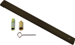 33A/99 Hex Dog Conversion Kit Fits 3ft Exit Devices, 710/313AN Dark Bronze Anodized