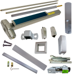 KIT - LD (Less Dogging), SVR (Surface Vertical Rod) Smooth Exit Device, 990 Dummy Pull Trim, Less Bottom Rods, 36in x 84in, Grade 1, 626/US26D Satin Chrome