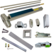 KIT - LD (Less Dogging), SVR (Surface Vertical Rod) Smooth Exit Device Only, No Trim, Less Bottom Rods, 36in x 84in, Grade 1, 626/US26D Satin Chrome