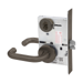 KIT - Classroom Intruder Mortise Lock, Lustra Lever with A Rose Trim, 2 Each LFIC 6-Pin Large Format Interchangeable Core Mortise Housing, A01 Clover Cam, Less IC Cores, Handing is Field Reversible, ANSI Strike SS118, 613E/US10BE Dark Oxidized Satin Bronze