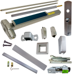 KIT - LD (Less Dogging), SVR (Surface Vertical Rod) Smooth Exit Device, 990TP Thumb Piece Trim (Requires Rim Cylinder), Less Bottom Rods, 36in x 84in, Grade 1, 626/US26D Satin Chrome