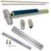 KIT - Less Dogging, SVR (Surface Vertical Rod) Grooved Exit Device, Exit Only No Trim, 48in x 84in, Grade 1, 626/US26D Satin Chrome