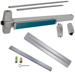 KIT - Less Dogging, SVR (Surface Vertical Rod) Exit Device, Exit Device Only No Trim, 36in x 84in, Grade 1, 628 Satin Aluminum