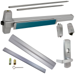 KIT - Less Dogging, SVR (Surface Vertical Rod) Exit Device, 996L-06 Lever Trim, LHR Left Hand Reverse/Reversible Handing, 36in x 84in, Grade 1, 628 Satin Aluminum