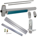 KIT - Less Dogging, SVR (Surface Vertical Rod) Exit Device, 996L-06 Lever Trim, RHR Right Hand Reverse/Reversible Handing, 36in x 84in, Grade 1, 628 Satin Aluminum