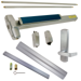 KIT - Less Dogging, SVR (Surface Vertical Rod) Grooved Exit Device, 996L-BE-06 Passage Lever Trim, RHR Right Hand Reverse/Reversible Handing (Snap Ring Tool Required), 48in x 84in, Grade 1, 626/US26D Satin Chrome