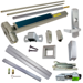 KIT - Less Dogging, SVR (Surface Vertical Rod) Exit Device, 996L-NL-06 Nightlatch Lever Trim, LHR Left Hand Reverse/Reversible Handing, Less Bottom Rods, 36in x 84in, Grade 1, 626/US26D Satin Chrome