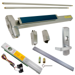 KIT - Alarmed (Requires 1-1/4in Mortise Cylinder), RX (Request to Exit Switch), SVR (Surface Vertical Rod) Smooth Exit Device, 996L-06 Lever Trim (Requires Rim Cylinder), LHR Left Hand Reverse/Reversible Handing, (Snap Ring Tool Needed), 36in x 84in, Grade 1, 626/US26D Satin Chrome