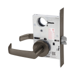 KIT - Classroom Intruder Mortise Lock, Newport Lever with A Rose Trim, Less 2 Each 1-1/8 Mortise Cylinders, V20 Outside Indicator (Vacant/Occupied, Green/Red), V01 Inside Indicator (Locked/Unlocked, Green/Red), ANSI Strike SS118, 613E/US10BE Dark Oxidized Satin Bronze