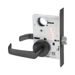 KIT - Classroom Intruder Mortise Lock, Newport Lever with A Rose Trim, Less 2 Each 1-1/8 Mortise Cylinders, Handing is Field Reversible, ANSI Strike SS118, 622/US19/BSP Black Suede Powder Coat