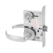 KIT - Classroom Mortise Lock, Princeton Lever with A Rose Trim, Standard 1-1/8 Mortise Cylinder, A01 Clover Cam, L4 Keyway 0-Bit, V10 Outside Indicator Engraved (Locked/Unlocked, Green/Red) (Left Hand LH/LHR), V01 Inside Indicator (Locked/Unlocked, Green/Red), ANSI Strike SS118, 626/US26D Satin Chrome