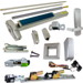 KIT - QEL (Quiet Electric Latch Retraction), RX (Request to Exit Switch), SVR (Surface Vertical Rod) Exit Device, 996L-BE-06 Passage Lever Trim, LHR Left Hand Reverse/Reversible Handing, Less Bottom Rods, 36in x 84in, Grade 1, 626/US26D Satin Chrome