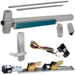 KIT - QEL (Quiet Electric Latch Retraction), RX (Request to Exit Switch), SVR (Surface Vertical Rod) Exit Device, 996L-BE-06 Passage Lever Trim, LHR Left Hand Reverse/Reversible Handing, 36in x 84in, Grade 1, 628 Satin Aluminum