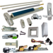 KIT - Fire-Rated, QEL (Quiet Electric Latch Retraction), RX (Request to Exit Switch), SVR (Surface Vertical Rod) Exit Device, 996L Lever Trim, LHR/Reversible Handing, Less Bottom Rods, 36in x 84in, Grade 1, 626/US26D Satin Chrome