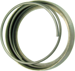 7/16in Collar Ring for IC Mortise Cylinder, 626/US26D Satin Chrome