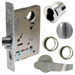 KIT - Storeroom Mortise Lock, OL - O Rose x L Lever, LFIC Large Format IC Prep, Less Core, Grade 1, 626/US26D Satin Chrome