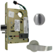 KIT - Electrified Mortise Lock, OL - O Rose x L Lever, Fail Secure 24V, RX Request to Exit Switch, Less Mortise Cylinder, Grade 1, 626/US26D Satin Chrome