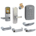 KIT - Multi-Technology Reader and Keypad Stand Alone Classroom/Storeroom, Mortise Lock, Athens Lever, Key-in-Lever, 6-Pin C Keyway (0-Bitted Brushed Chrome Cylinder 626), 2-3/4in Backset, UL, ANSI Strike, Field Reversible Handing, Grade 1, 626/US26D Satin Chrome