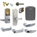 KIT - Multi-Technology Reader Stand Alone Classroom/Storeroom, Mortise Lock, Athens Lever, FSIC (Schlage Full Size IC), Core Included, C Keyway (1-Bitted Brushed Chrome Cylinder 626), 2-3/4in Backset, UL, ANSI Strike, Field Reversible Handing, Grade 1, 626/US26D Satin Chrome