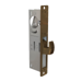 1-1/8in Backset Hookbolt, Flat Faceplate, Without Strike Plate, 695/SP313 Anodized Dark Bronze