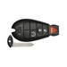 4 Button Chrysler Fobik Key Empty Shell