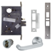 KIT - 03A Entry/Office Mortise Lock with Deadbolt, (FSIC) Full Size IC, Less Core, 626/US26D Satin Chrome