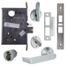 KIT - 06A Entry/Office Mortise Lock with Deadbolt, ADA Thumbturn, (FSIC) Full Size IC, Less Core, 626/US26D Satin Chrome