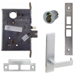 KIT - 06L Entry/Office Mortise Lock with Deadbolt, (FSIC) Full Size IC, Less Core, 626/US26D Satin Chrome