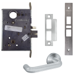 KIT - 03B Entry/Office Mortise Lock with Deadbolt, Less Mortise Cylinder, 626/US26D Satin Chrome