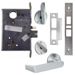 KIT - 06A Entry/Office Mortise Lock with Deadbolt, ADA Thumbturn, Less Mortise Cylinder, 626/US26D Satin Chrome