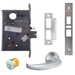 KIT - 17A Storeroom Mortise Lock with Deadbolt, 6-Pin C Keyway KD, 626/US26D Satin Chrome
