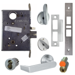 KIT - 06A Storeroom Mortise Lock with Deadbolt, ADA Thumbturn, (FSIC) Full Size IC, with Temp Core, 626/US26D Satin Chrome