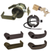 KIT - Grade 1 Electric Lock/Unlock (EL/EU) Storeroom, Cylindrical Lock, Sparta Lever, 12/24VDC, RX (Request to Exit) Switch, Key in Lever, Less Cylinder, 2-3/4in Backset, UL, ANSI Strike, 613/US10B Oil Rubbed Bronze