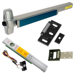 KIT - Alarmed Rim Exit Device, Exit Only No Trim, 36in, 1439 Low Profile Strike, Grade 1, 626/US26D Satin Chrome