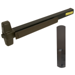 KIT - Rim Exit Device, 990DT Dummy Trim, 48in, Hex Dogging, Grade 1, 710/313AN Dark Bronze Anodized