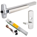 KIT - Alarmed Fire Rated Rim Exit Device, 996L-06 Lever Trim, LHR Left Hand Reverse/Reversible Handing, 36in, No Dogging, Grade 1, 626/US26D Satin Chrome