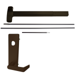 KIT - CVR Concealed Vertical Rod Exit Device, Escutcheon x Dane Lever Trim 510L, 36in x 96in, Hex Dogging, RHR Right Hand Reverse/Reversible, Grade 1, 710/313AN Dark Bronze Anodized
