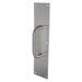 Pull Plate 4in x 16in, Pull Size 3/4in Diameter x 5-1/2in CTC Mounting, 628/US28 Satin Aluminum