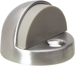 Dome Floor Stop, 1/2in x 1-7/8in Diameter Base x 1-5/16in High, Solid Cast Brass with Rubber Bumper, 626/US26D Satin Chrome